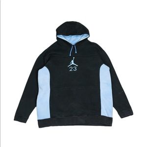 Vintage Nike Air Jordan XII UNC Nubuck Hoodie